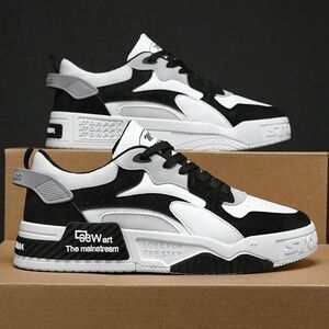 Stylish Black and White Sneakers